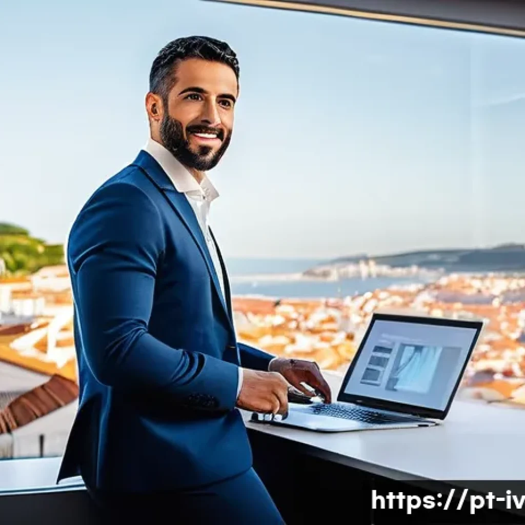 지식의 한계와 예측 가능성 - Dynamic Portuguese Professional in a High-Tech Hybrid Work Environment**
A confident Portuguese pro...